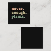 植物園芸おもしろい園 スクエア名刺 (正面/裏面)