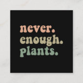 植物園芸おもしろい園 スクエア名刺 (正面)