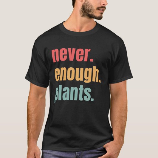 植物園芸家が十分な園芸ができない Tシャツ (正面)