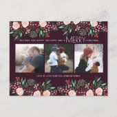 植物園 |はがき |ホリデーフォトカード シーズンポストカード (正面)