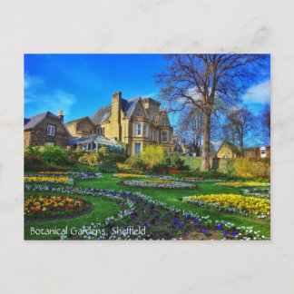 植物園、シェフィールド ポストカード