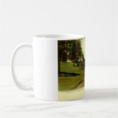 植物園、ブロンクスニューヨークの1905年のヴィンテージ コーヒーマグカップ (左)