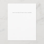 植物園、レモン、マリゴールズ エンクロージャーカード (裏面)