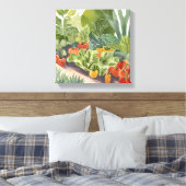 植物園 | 水の色絵を描の キャンバスプリント (インサイチュ (寝室))