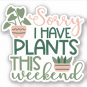 植物園 自然 ステッカー シール (正面)