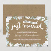 植物園 | 70周年記念結婚式パーティー 招待状 (正面/裏面)