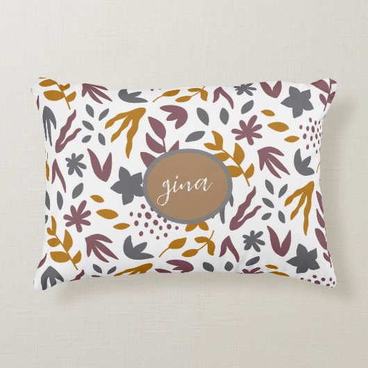 植物型カスタマイズ アクセントクッション (正面)