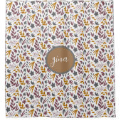 植物型カスタマイズ シャワーカーテン (正面)