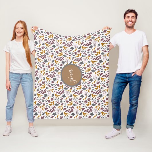 植物型カスタマイズ フリースブランケット (インサイチュ)