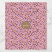 植物型カスタマイズ ワインラベル (シングルラベル)