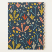 植物型モダンパーソナライズされた年 プランナー手帳 (裏面)