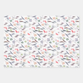 植物型ラッ離れプ紙 ラッピングペーパーシート (正面)