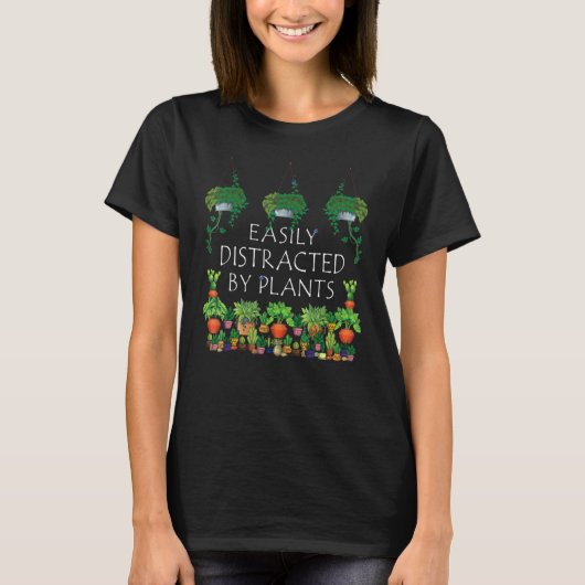 植物好きな人必見!植物に夢中Tシャツ ガーデニング好きに Tシャツ (正面)
