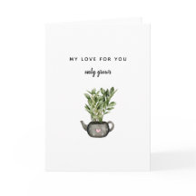 植物好きの愛がバレンタイン記念にかわいい 