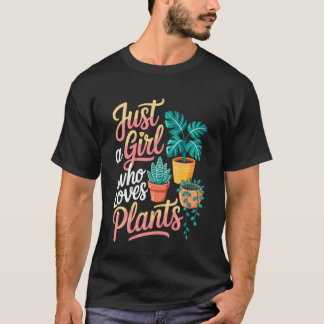 植物好き女子のためのTシャツ ガーデニング 園芸 Tシャツ