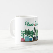植物好き コーヒーマグカップ (正面左)