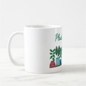 植物好き コーヒーマグカップ (左)