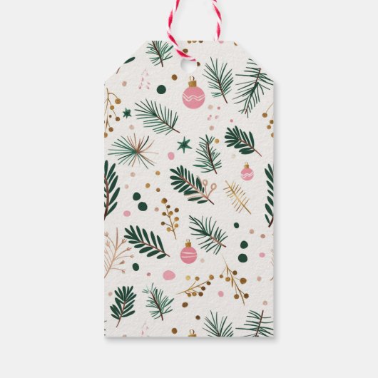 植物学お洒落の ギフトタグ (裏面)