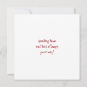 植物学かわいらしの | あなた考えの友情 カード (裏面)