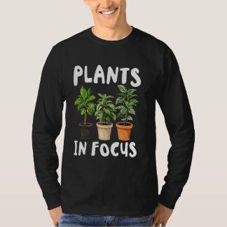 植物学に焦点を当てた植物 植物学ガーデニング Tシャツ