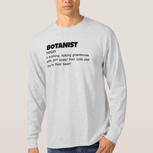 植物学のエキスパート 定義 アパレル Tシャツ (正面)