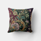 植物学のモチーフ クッション (裏面)