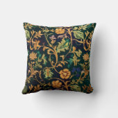 植物学のモチーフ クッション (裏面)