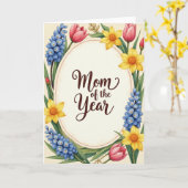 植物学の母を祝うカード カード (黄色い花)