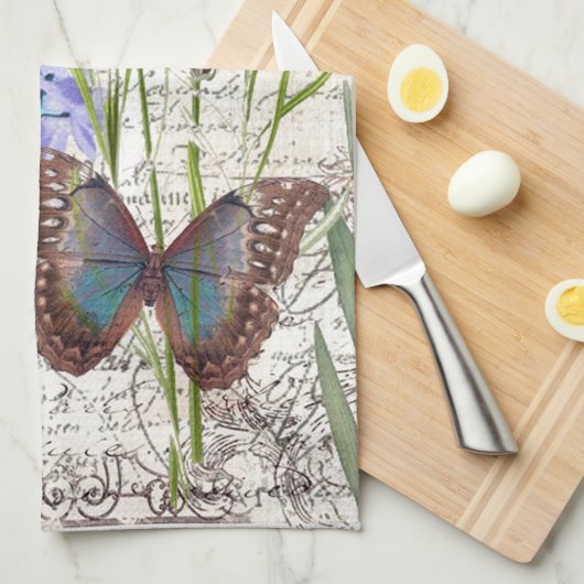 植物学の キッチンタオル (四つ折り)