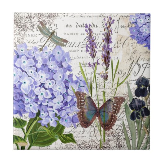 植物学の タイル (正面)