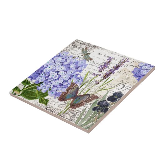 植物学の タイル (側面)