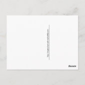 植物学の ポストカード (裏面)