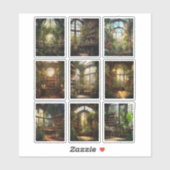 植物学アカデミア ビニールステッカー シール (シート)