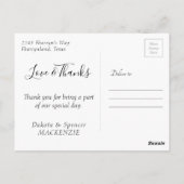 植物学エレガントの |銅フローラ写真提供 ポストカード (裏面)