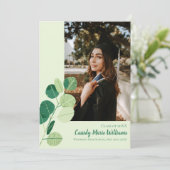 植物学エレガント卒業発表 招待状 (スタンド正面)