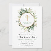 植物学エレガント園金ゴールド聖会 招待状 (正面)