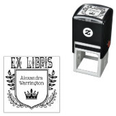 植物学クラウンエンブレム2 エクセリブリス 本の名前 セルフインキングスタンプ (インサイチュ)