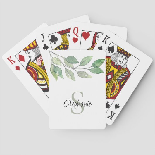 植物学パーソナライズされたの トランプ (裏面)