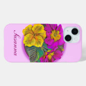 植物学プリムラ素晴らしアート Case-Mate iPhoneケース (裏面 (横))