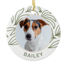 植物学プリントドッグの写真と有名クリスマス