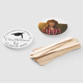 植物学モダン卒業キャップ写真 ハンドファン (組立なし)