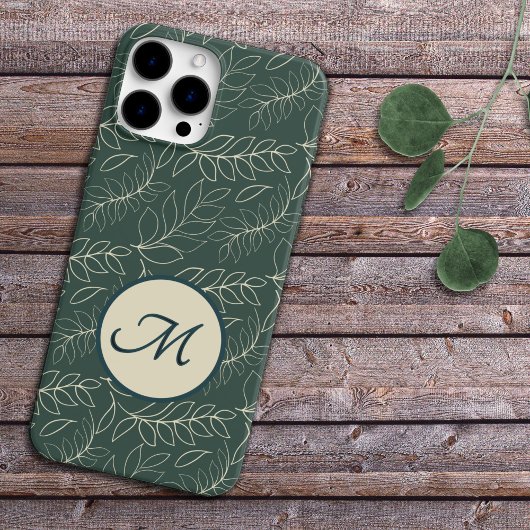 植物学モノグラムのの Case-Mate iPhoneケース