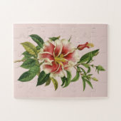 植物学ヴィンテージ花モダン芸術IIポスター ジグソーパズル (横)