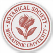 植物学会印章 – Miskatonic Univers シール (正面)
