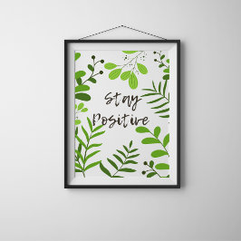 植物学前向きのモチベーションのポスター ポスター