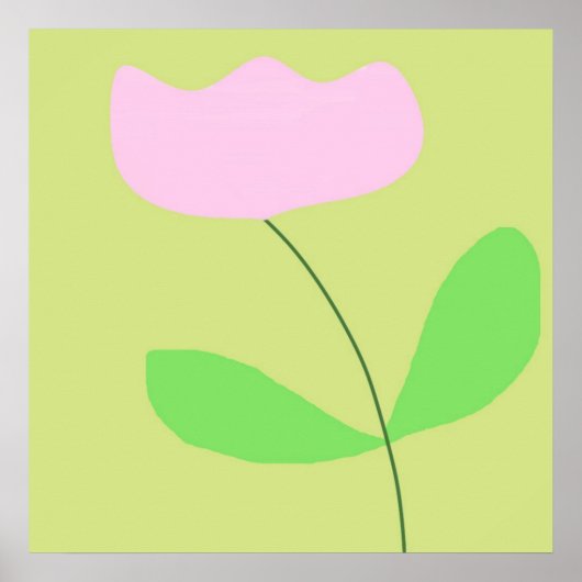 植物学抽象芸術 ポスター (正面)