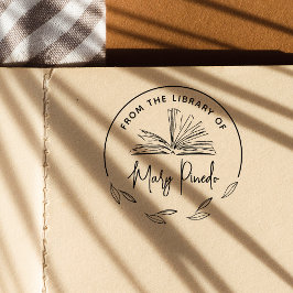 「植物学書籍の装丁・スタンプ図録より」 セルフインキングスタンプ