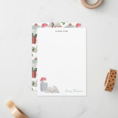 植物学本 & 図書館 読みカスタム名 ノートカード (正面/裏面インサイチュ)