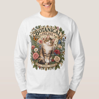 植物学的なネコTシャツ | Tシャツ