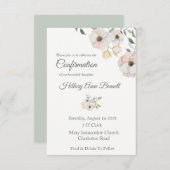 植物学的聖体確認 招待状 (正面/裏面)